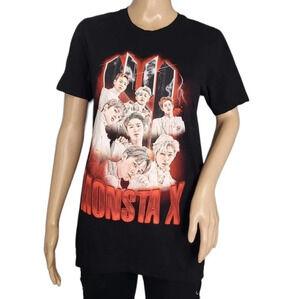 Starship Entertainment T-Shirt Black Monsta X Graphic